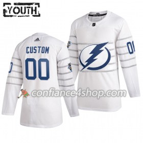 Adidas Maillot de Hockey Tampa Bay Lightning Personnaliser Blanc 2020 NHL All-Star Authentic - Enfant